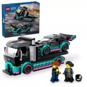   LEGO City Great Vehicles 60406 Versenyautó és autószállító teherautó