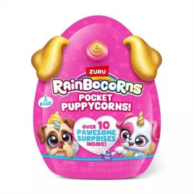   Zuru: Rainbocorns Pocket Puppycorn meglepetés figura, 1. széria - 24 cm