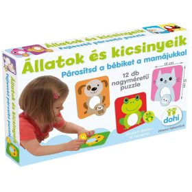 Állatok és kicsinyeik memóriajáték