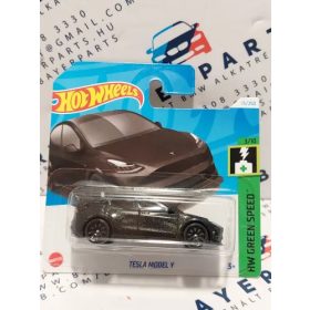   HOT WHEELS TESLA MODEL Y - HW GREEN SPEED 3/10 - 15/250 - HOT WHEELS - 1:64