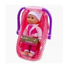 Isabella alvó baba babahordozóval - 30 cm