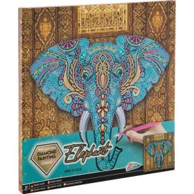 Grafix - Gyémánt festés vászonra Elefánt 30 x 30 c