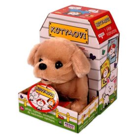 Sétáló Golden retriever kutyus - 20 cm