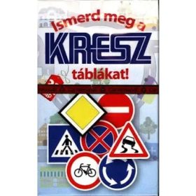 Kresz tábla oktató kvartett kártya