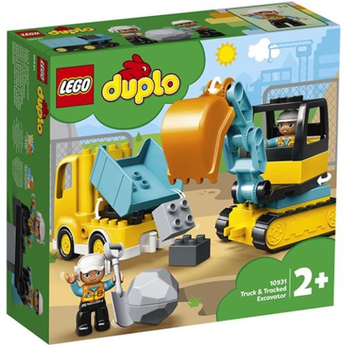LEGO® DUPLO TOWN Teherautó és lánctalpas exkavátor 10931