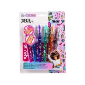 Create it! 6 db illatos tetováló toll + 2 sablon