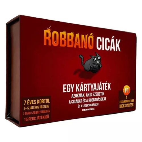 Robbanó cicák kártyajáték