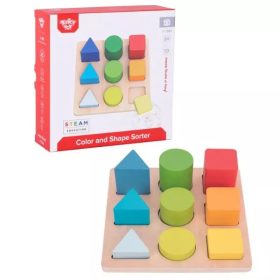 Tooky Toy: Szín- és formaválogató fajáték