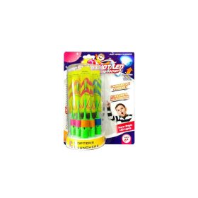 Nyílvessző szett rakéta LED fénnyel (5 db)