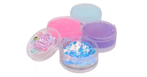 3 színű sellő kristály putty slime