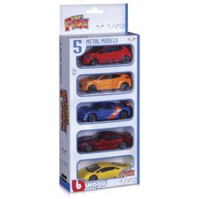   Bburago Street Fire kisautó 5 db-os csomag 1:43 - többféle