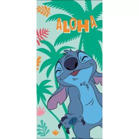   Disney Lilo és Stitch, A csillagkutya fürdőlepedő, strand törölköző  Méret: 70x140cm  Anyaga: 100% poliészter (Fast Dry)