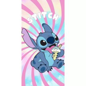   Disney Lilo és Stitch, A csillagkutya Tasty Day Out fürdőlepedő, strand törölköző 70x140cm 