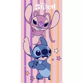   Disney Lilo és Stitch, A csillagkutya Sweet Surprise fürdőlepedő, strand törölköző 70x140cm (Fast Dry)