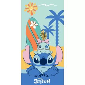  Disney Lilo és Stitch, A csillagkutya Island Day fürdőlepedő, strand törölköző 70x140cm 