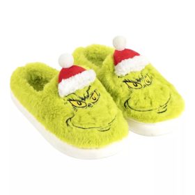 A Grincs Santa Hat felnőtt téli papucs 