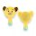 Disney Az Oroszlánkiráy Simba mini plüss hajkefe 13 cm
