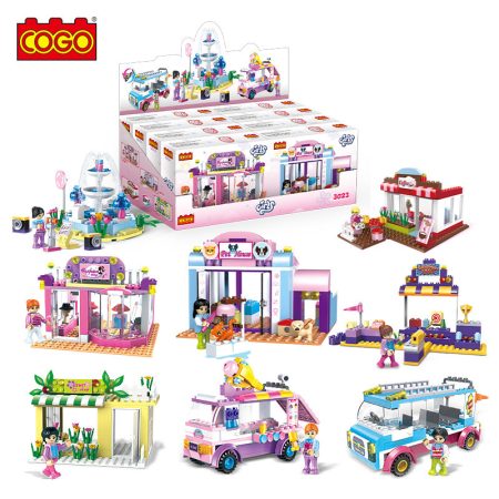 COGO® 3023 | lego-kompatibilis építőjáték | 802 db építőkocka | Lányos 8-as szett
