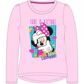   Disney Minnie Take a Picture gyerek hosszú póló, felső 4 - 9 év / 104 - 134 cm