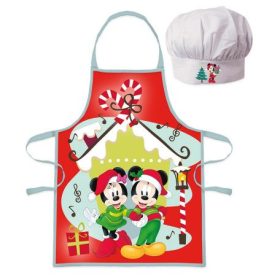   Disney Minnie, Mickey karácsony gyerek kötény 2 darabos szett