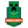 Minecraft Green XL falióra 50 cm