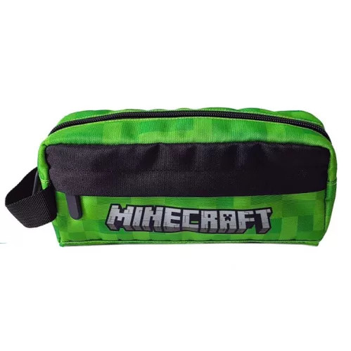 Minecraft 2 rekeszes tolltartó 23 cm