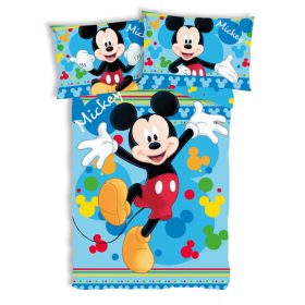   Disney Mickey Joyful gyerek ágyneműhuzat 100×135 cm, 40×60 cm