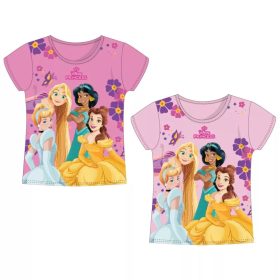   Disney Hercegnők Friendship gyerek rövid póló, felső 2-6 év