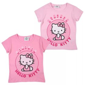 Hello Kitty Pink gyerek rövid póló, felső 3-8 év