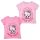 Hello Kitty Pink gyerek rövid póló, felső 3-8 év