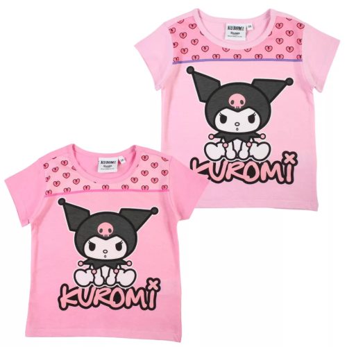 Hello Kitty Kuromi gyerek rövid póló, felső 3-8 é