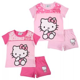 Hello Kitty Cutie gyerek rövid pizsama 3-8 év