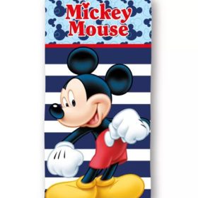    Disney Mickey fürdőlepedő, strand törölköző  Méret: 70x140cm  Anyaga: 100% poliészter (Fast Dry)