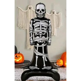 Felfújható Halloween csontváz figura 158 cm fólialufi
