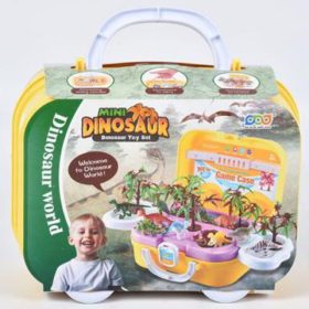 Nagy dinoszauruszos szett kofferben