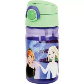 Disney Jégvarázs műanyag kulacs akasztóval 350 ml