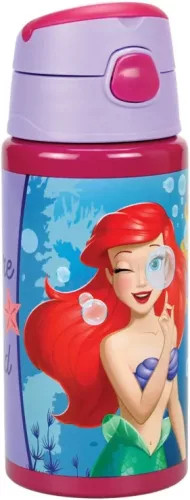 Disney Hercegnők Ariel Fairytale alumínium kulacs akasztóval 500 ml