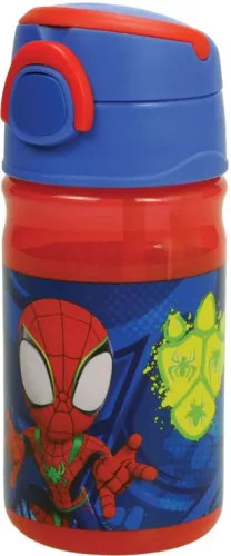 Pókember Spidey Dino Webs műanyag kulacs akasztóval 350 ml