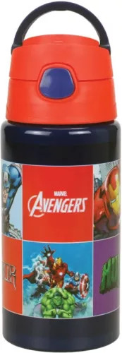Bosszúállók Smash alumínium kulacs akasztóval 500 ml