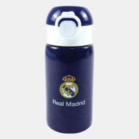Real Madrid Blue alumínium szívószálas kulacs 500 ml