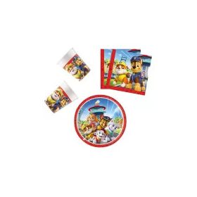   Mancs Őrjárat Rescue Heroes party szett 36 db-os 23 cm-es tányérral