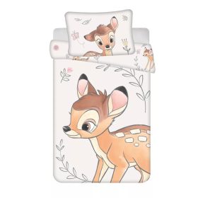   Disney Bambi Beige gyerek ágyneműhuzat 100×135cm, 40×60 cm