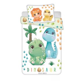   Dinoszaurusz Friends gyerek, ovis ágyneműhuzat 100×135cm, 40×60 cm