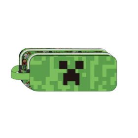 Minecraft Face 2 rekeszes tolltartó 23 cm