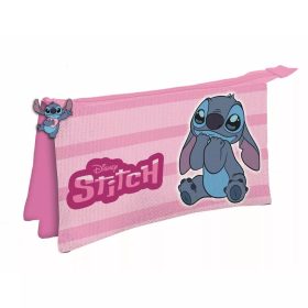   Disney Lilo és Stitch, A csillagkutya Lovely 3 rekeszes tolltartó 22 cm