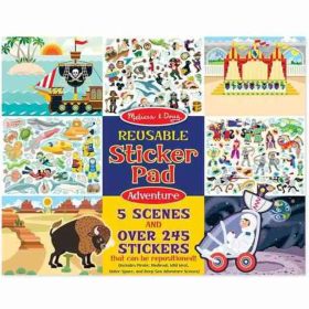 Kalandozás Újrahasználható matrica szett Melissa - Doug