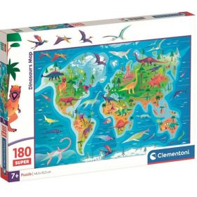 Dinoszaurusz Map 180 db-os puzzle Clementoni 