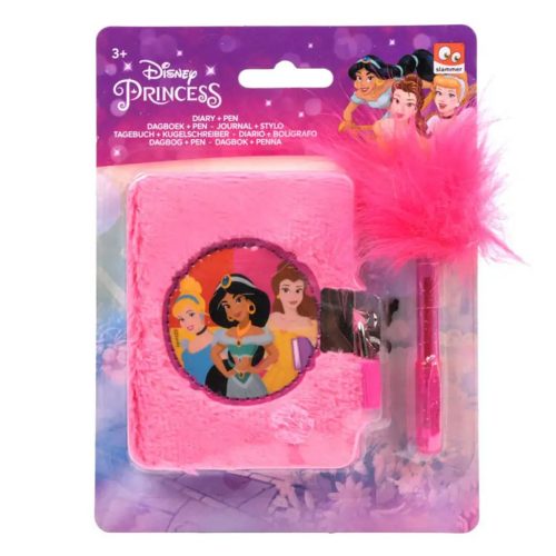 Disney Hercegnők Plüss Napló Tollal