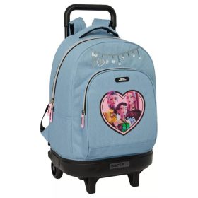   K-pop Démonvadászok Denim Dreams prémium gurulós iskolatáska, táska 45 cm