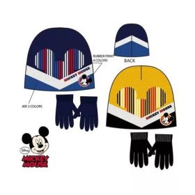 Disney Mickey gyerek sapka + kesztyű szett 52-54 cm